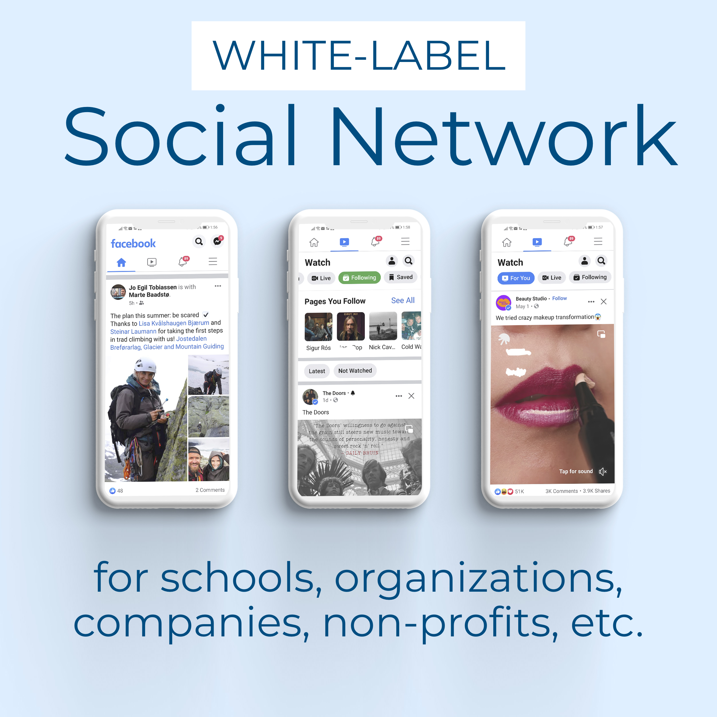 Affordable, White-Label Social Network SAAS Platform That Can Be Sold By Affiliates & Partners